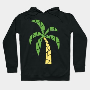 GREEN Yellow Palm Tree Hoodie